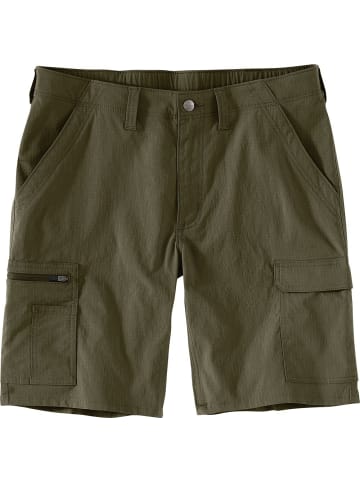 CARHARTT Arbeitsshort "Relaxed 10" Force™ Ripstop Cargo Short" in Braun