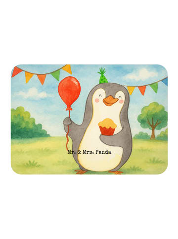 Mr. & Mrs. Panda Magnet Pinguin Geburtstag Design ohne Spruch in Weiß