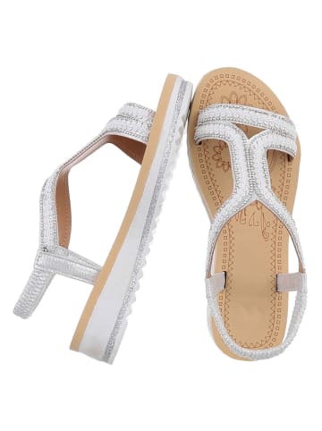 Ital-Design Sandale & Sandalette in Silber