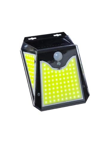 MARELIDA LED Solar Wandleuchte mit Bewegungsmelder H: 15cm in schwarz