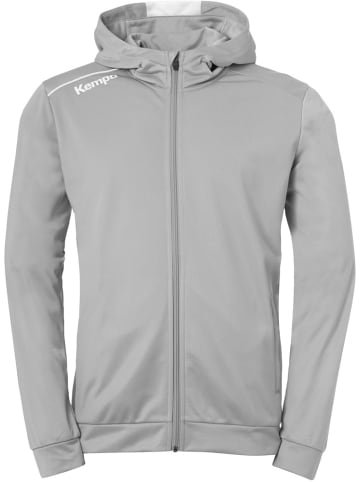 Kempa Trainingsjacke "Player Hood Jacket" in Grau