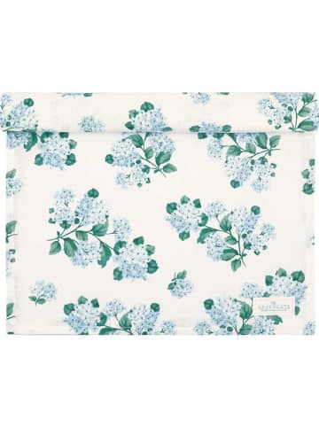 Greengate Tischläufer LILIANA Weiß mit Blumen