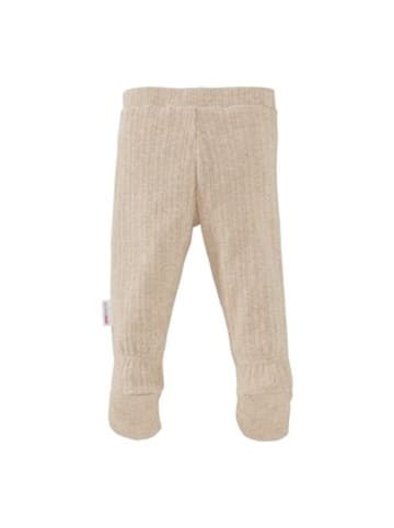 Bornino Hose mit Fuß Rippqualität in Beige