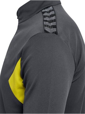 Hummel Halbreißverschluss Jacke Hmlauthentic Multisport Herren in ASPHALT/SULPHUR SPRING