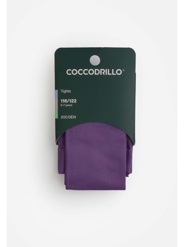 Coccodrillo Mädchenstrumpfhosen in violett