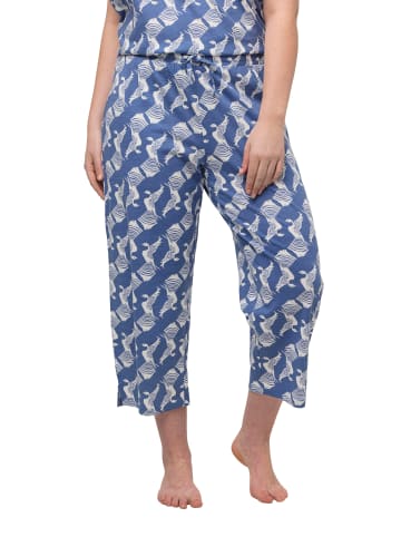 Ulla Popken Pyjama-Hose in taubenblau