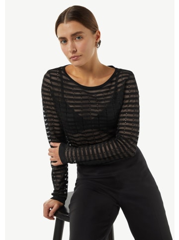 comma Strickpullover langarm in Schwarz