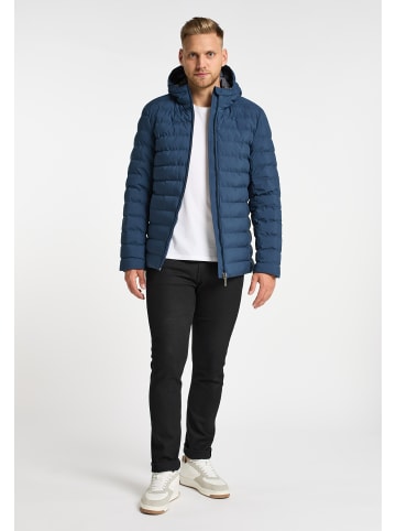 MO Herren Wattierte Winterjacke in Marine