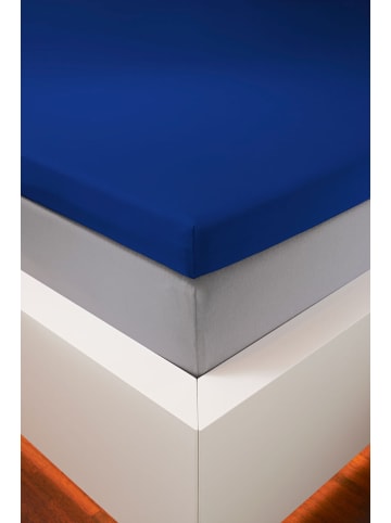 bellana jersey Spannbetttuch Bellana Edel-Elastic-Jersey Topper in royal