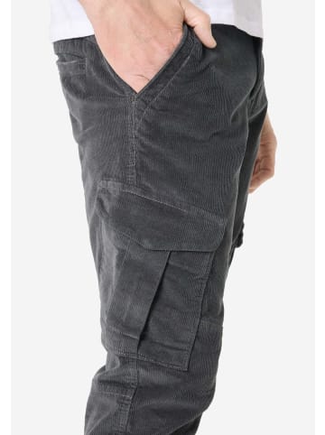 Timezone Cargohose Regular Fit Slim Leg Klappentaschen in Grau