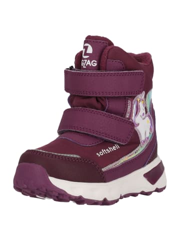 Zigzag Stiefel Hidol in 4149 Purple Pennant