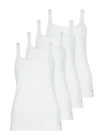 Lisca 4er Pack Achseltop in white
