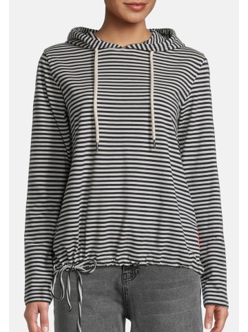 Salzhaut Hoodie SCHIEPEN in Navy Offwhite