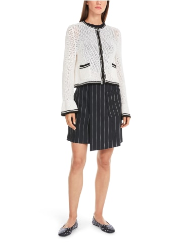 MARC CAIN COLLECTIONS Kurze Jacke in Deutschland gestrickt in Off White