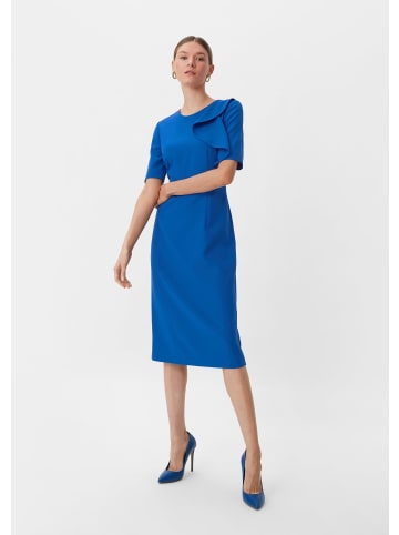 comma Kleid kurz in Blau