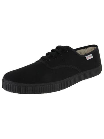 Victoria Schnürschuhe in Schwarz Schwarz