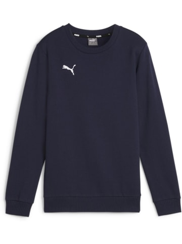 Puma Pullover "TeamGoal CasuaLongsleeve Crew Neck Sweat Jr" in Blau