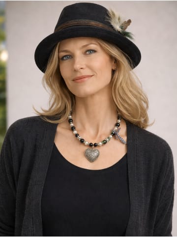 Allgäu Rebell Trachtenkette " Toni " in schwarz