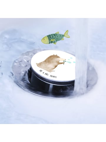 Mr. & Mrs. Panda Waschbecken Ablaufstopfen Bär Seifenblasen ohne... in Weiß