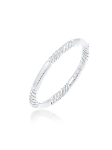 Elli Ring 925 Sterling Silber Twisted in Silber