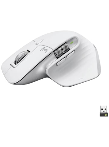 Logitech Wireless Bluetooth Maus Logitech MX Master 3S - 200-8000 dpi, 500mAh in Grau