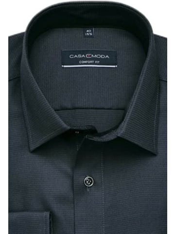CASAMODA Langarm FreizeitHemd für Herren in schwarz
