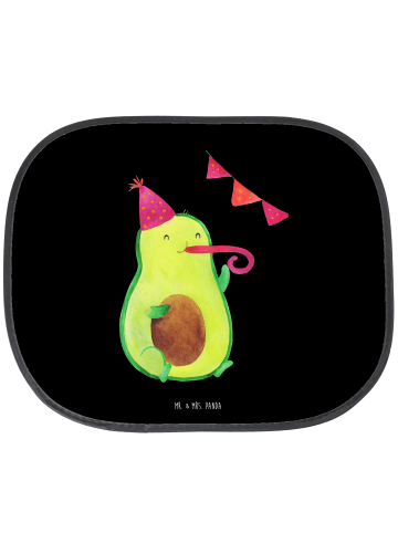 Mr. & Mrs. Panda Auto Sonnenschutz Avocado Party Zeit ohne Spruch in Schwarz