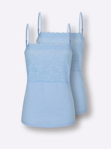 WITT WEIDEN Trägerhemd in eisblau