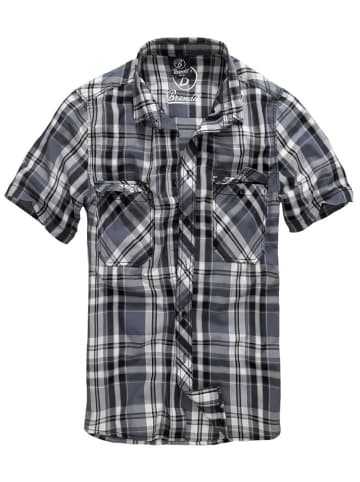 Brandit Hemd "Roadstar Shirt Short Sleeve" in Grau