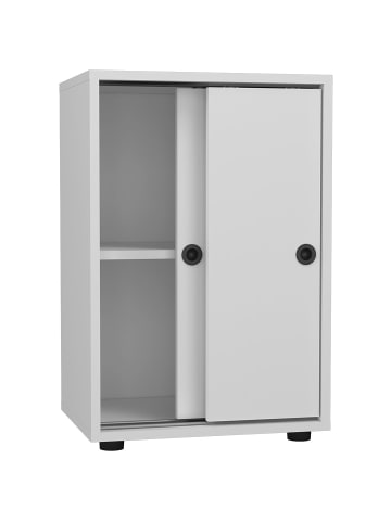 ebuy24 Büroschrank Ulas2ST weiß Weiß 49 x 38 cm