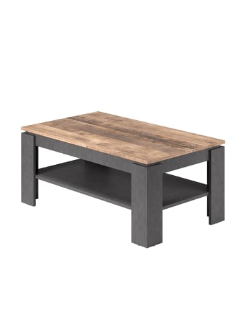 ebuy24 Couchtisch Universal Grau 110 x 65 cm