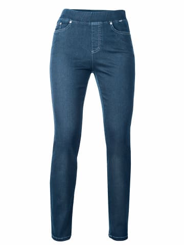 Montana Slim Fit Jeans für Damen in dunkel-blau