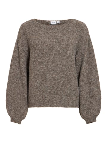 Vila Strickpullover in Falcon