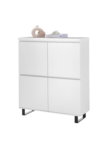 home24 Highboard Burgetts in Weiß