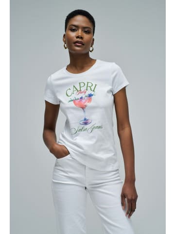 Salsa Jeans T-Shirt Loose Graphic in White