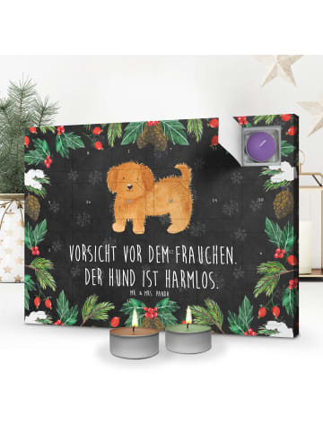 Mr. & Mrs. Panda Duftkerzen Adventskalender Hund Flauschig mit S... in Kreidetafel