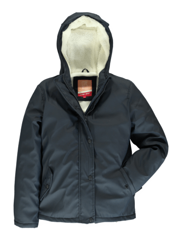 Lemon Beret Mädchen Winterjacke Teddyfutter in Grau