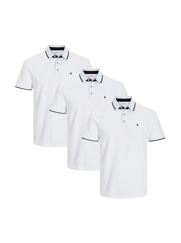 Jack & Jones Poloshirt Paulos - Slim Fit in Weiß