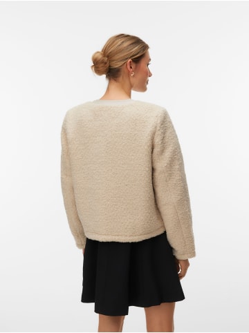 Vero Moda Teddyfell Jacke in Oatmeal
