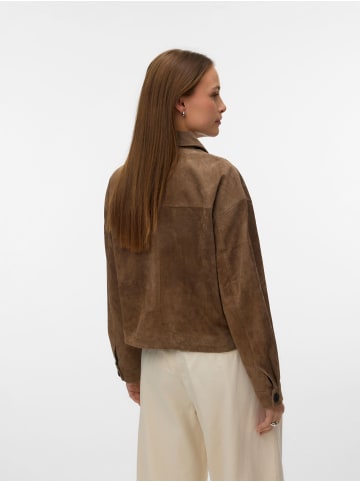 Vero Moda Jacke aus Wildleder in Chocolate Chip