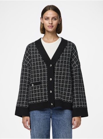 Pieces Strickjacke in Black