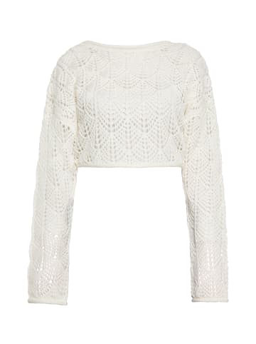 myMo Damen Pullover in Weiss