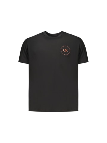 Calvin Klein Schwarz Herren T-Shirt aus Baumwolle