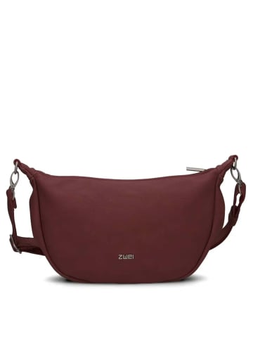 Zwei Mademoiselle M70 - Umhängetasche 34 cm (leo) in rubin