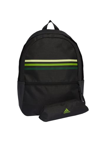 adidas Classics - Rucksack 44 cm in black/pulse lime