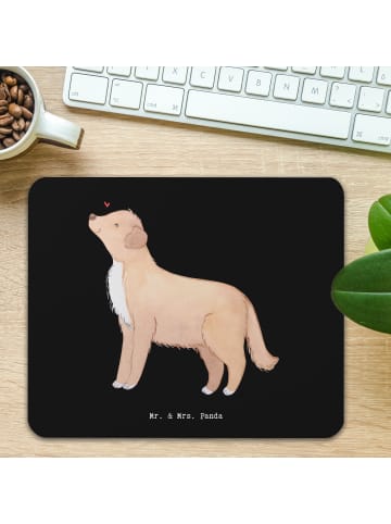 Mr. & Mrs. Panda Mousepad Nova Scotia Duck Lebensretter ohne Spruch in Schwarz