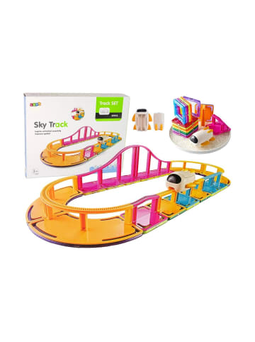 Wisam® Magnetische Bauklötze Sky Track 29 Teile Kugelbahn
