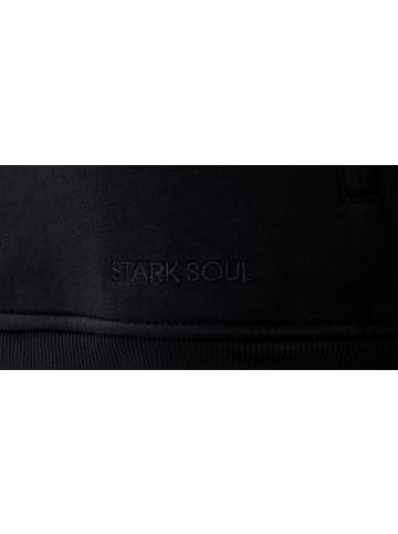 Stark Soul® Sweatjacke in schwarz