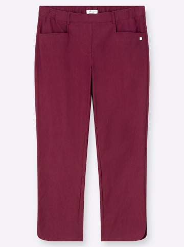 sheego 7/8-Hose in bordeaux