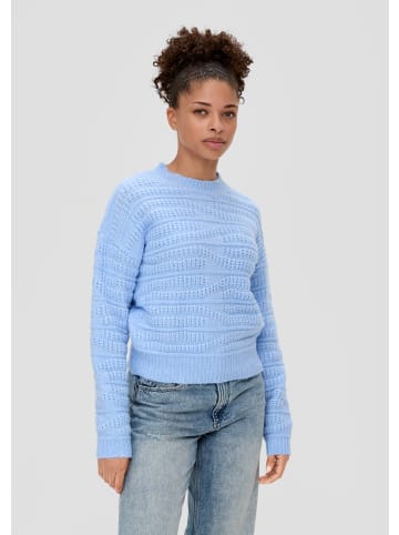 QS Strickpullover in 53W0_himmelblau